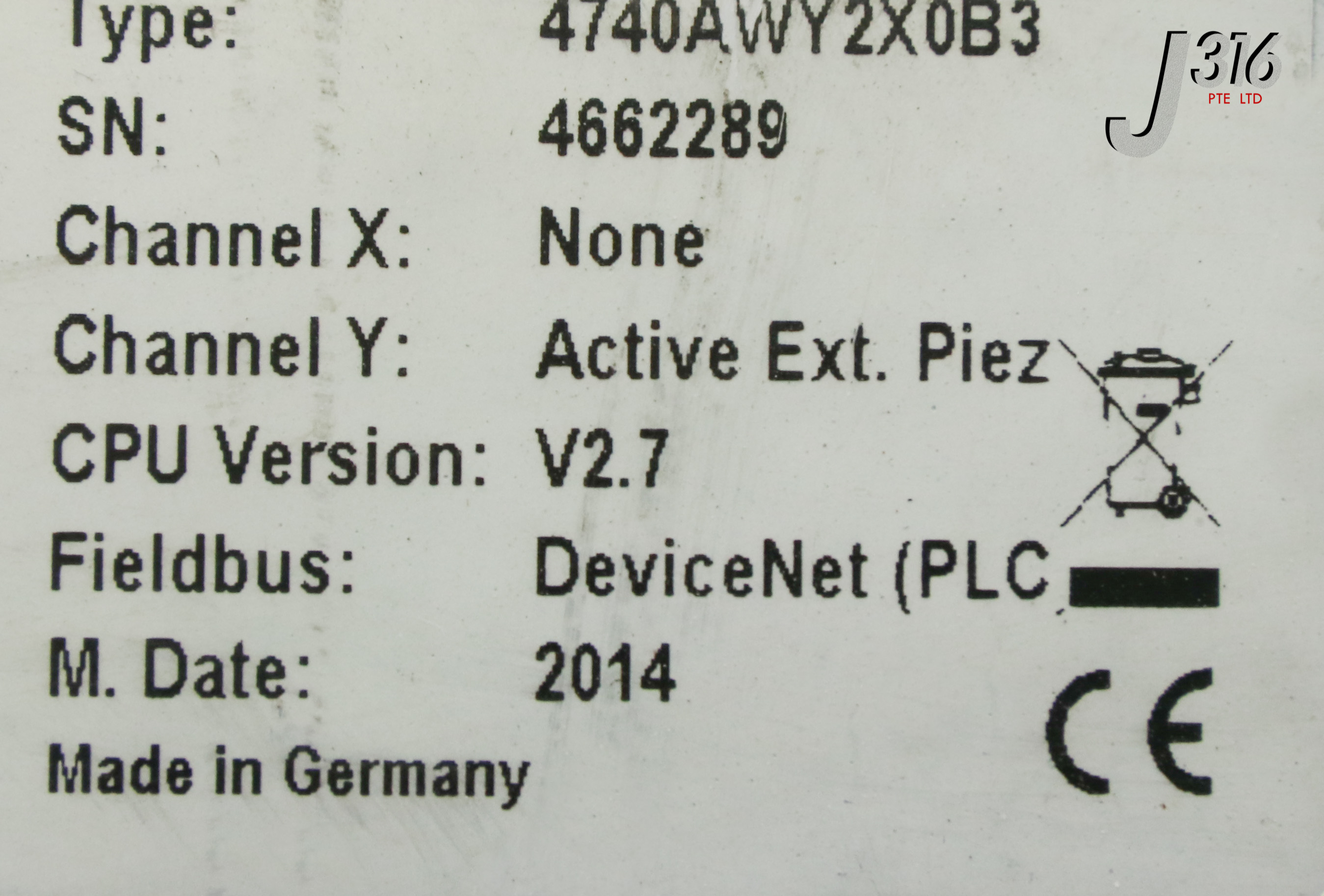 25448 KISTLER DMF-P A310 UNIVERSAL TYPE 4740, STRAIN GAGE CTLR